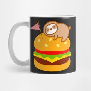 Cute Cheeseburger Sloth Mug